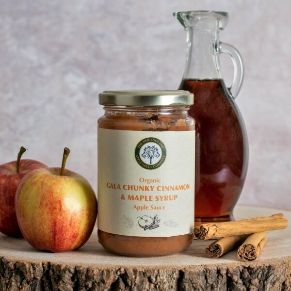 100% organic apple sauce gala cinnamon and maple syrup